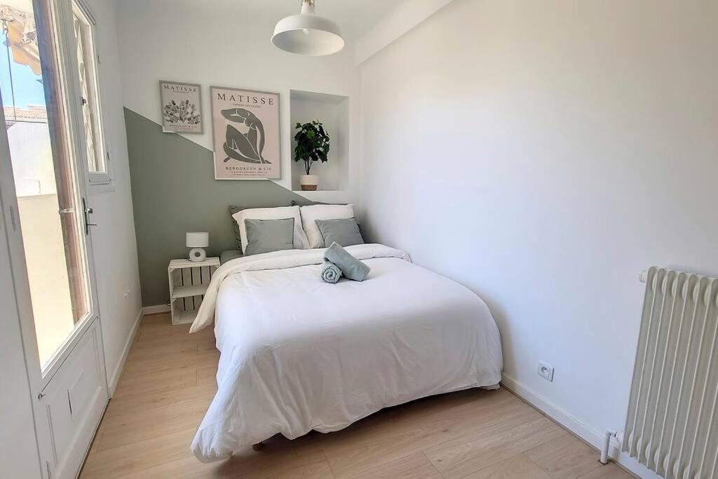 3P Central Refait A Neuf - Parking L430Cm X W275Cm Antibes Esterno foto