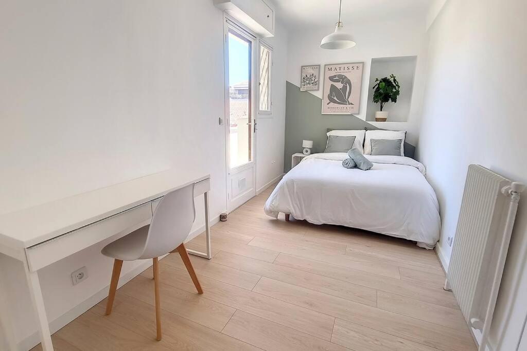 3P Central Refait A Neuf - Parking L430Cm X W275Cm Antibes Esterno foto